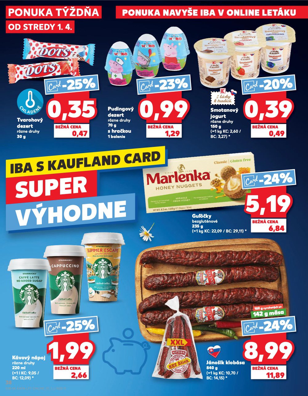 Leták Kaufland (1. 4. - 8. 4. 2026) - strana 38 z 72