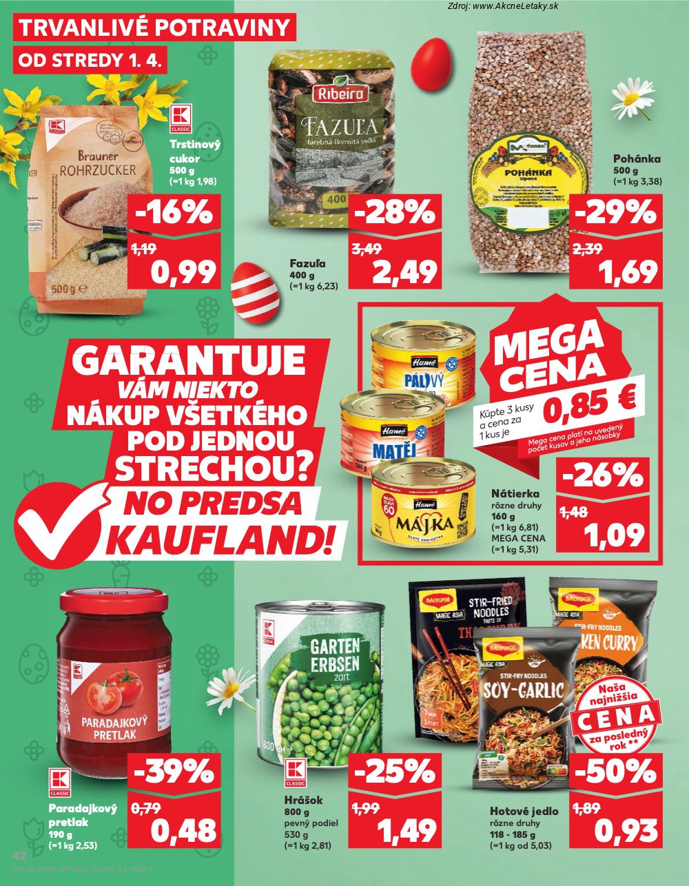 Leták Kaufland (1. 4. - 8. 4. 2026) - strana 42 z 72