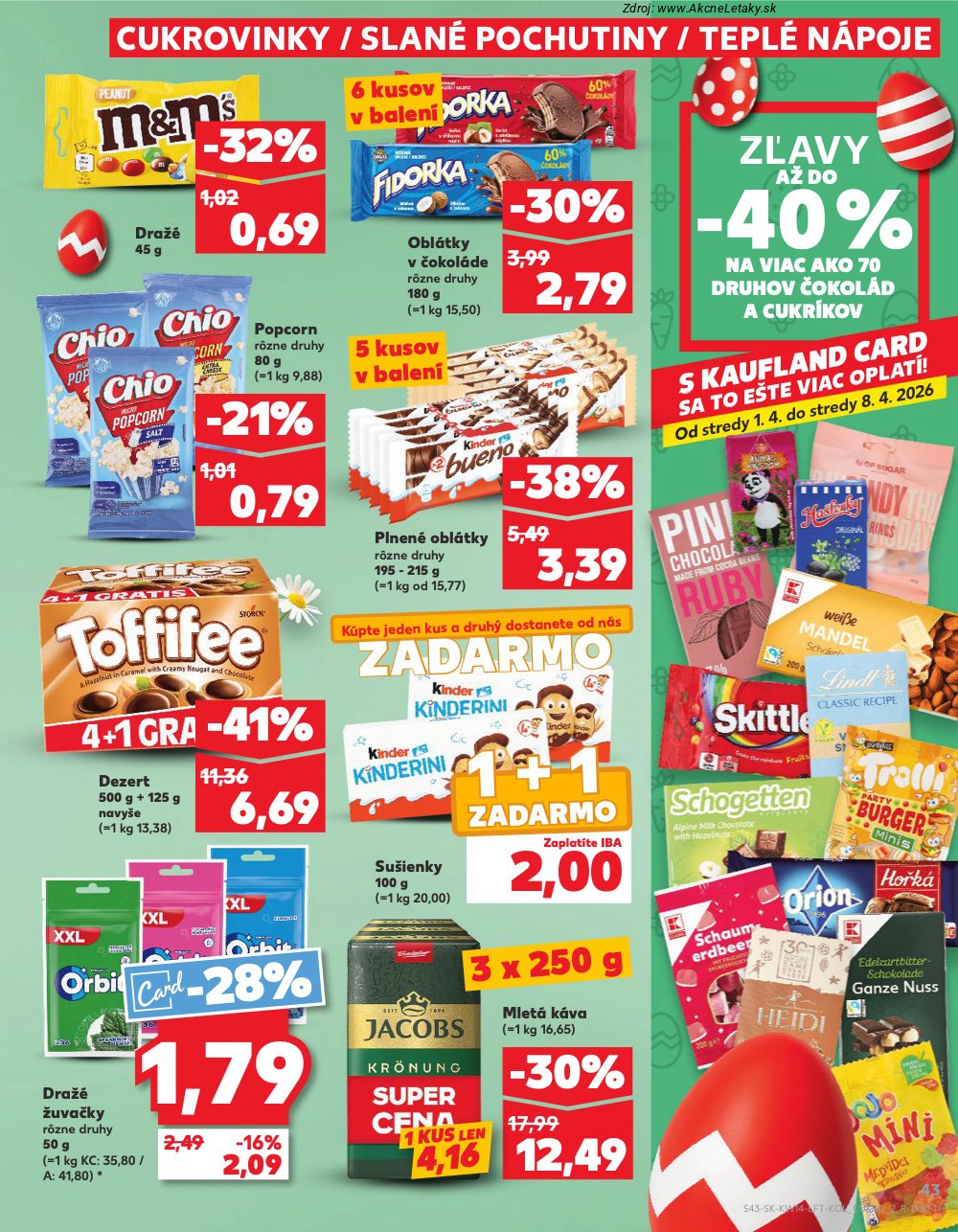 Leták Kaufland (1. 4. - 8. 4. 2026) - strana 43 z 72