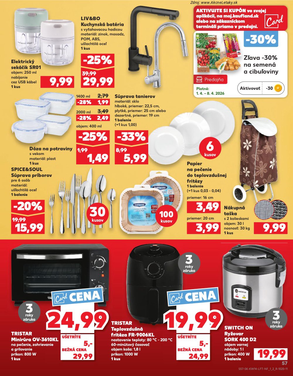 Leták Kaufland (1. 4. - 8. 4. 2026) - strana 57 z 72