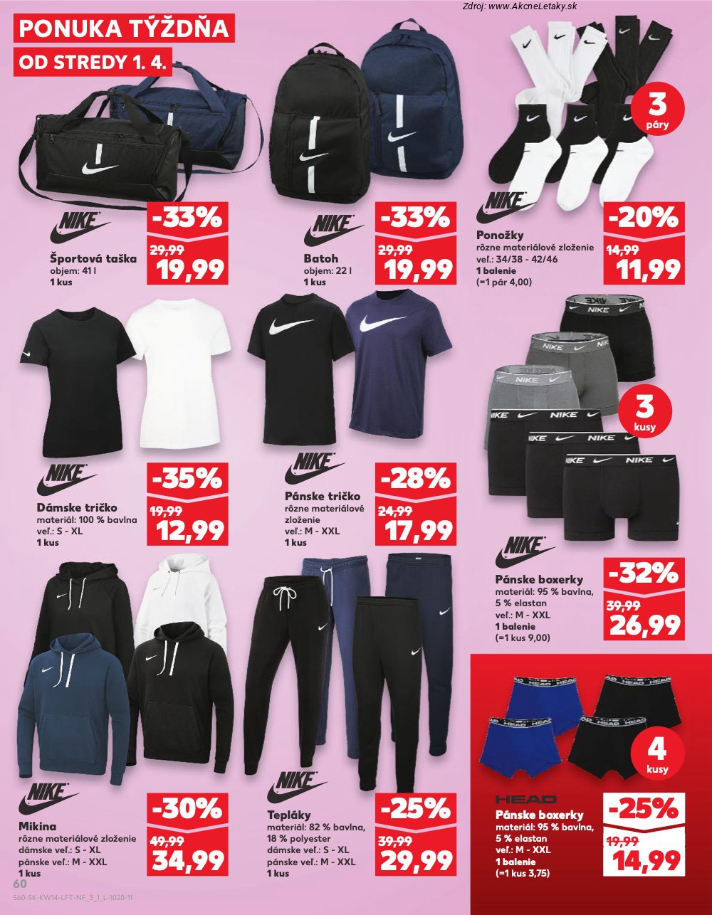 Leták Kaufland (1. 4. - 8. 4. 2026) - strana 60 z 72
