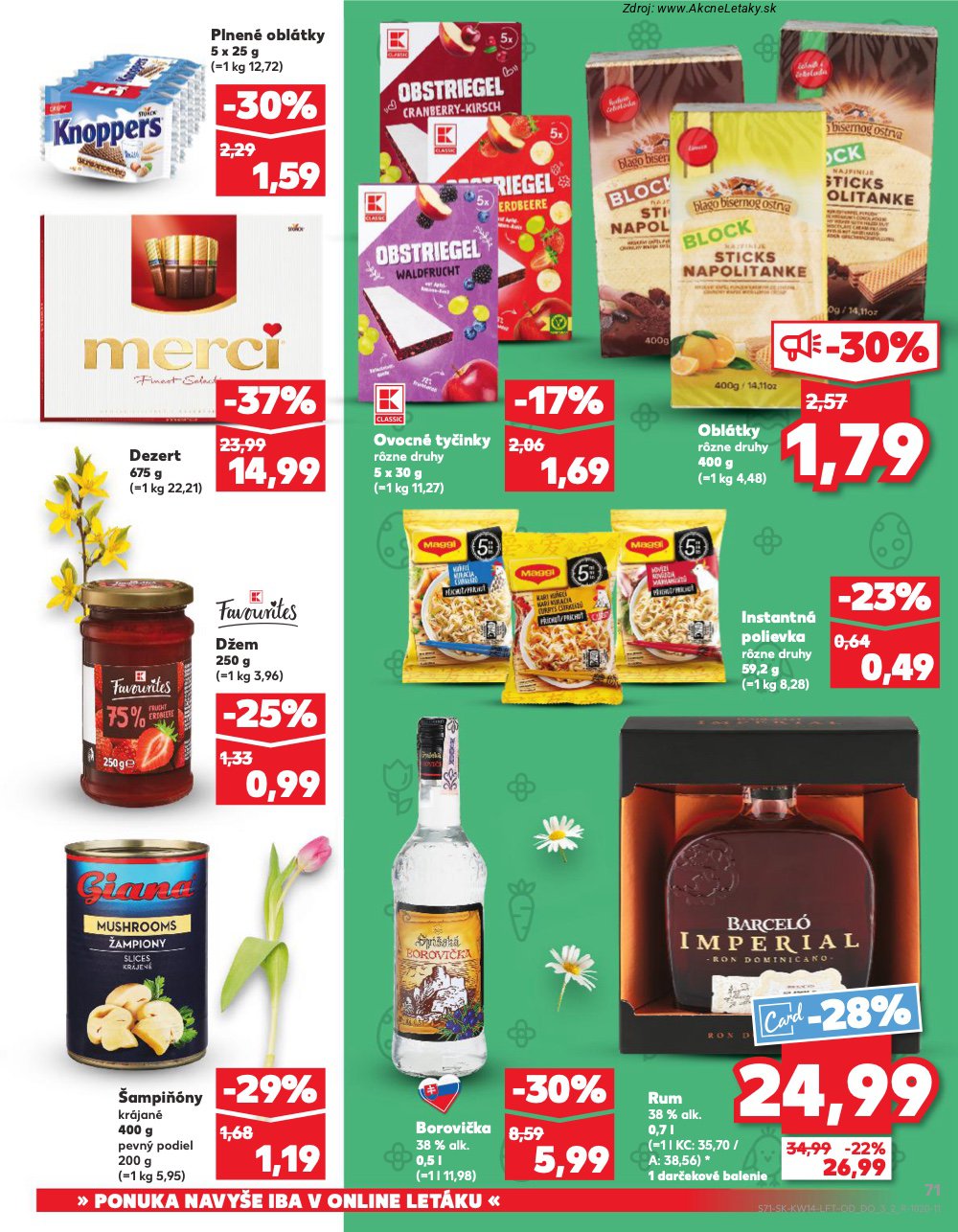 Leták Kaufland (1. 4. - 8. 4. 2026) - strana 71 z 72