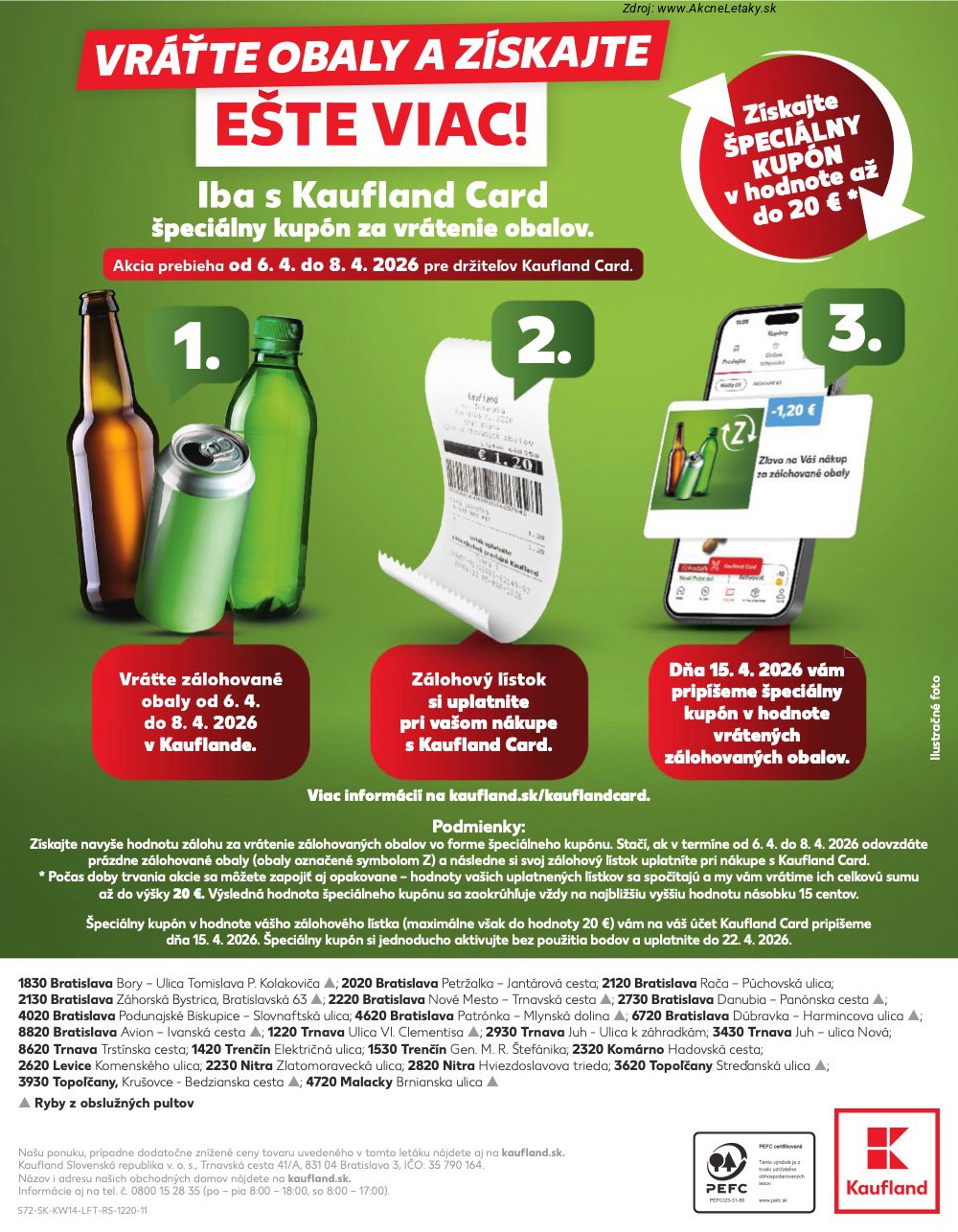Leták Kaufland (1. 4. - 8. 4. 2026) - strana 72 z 72