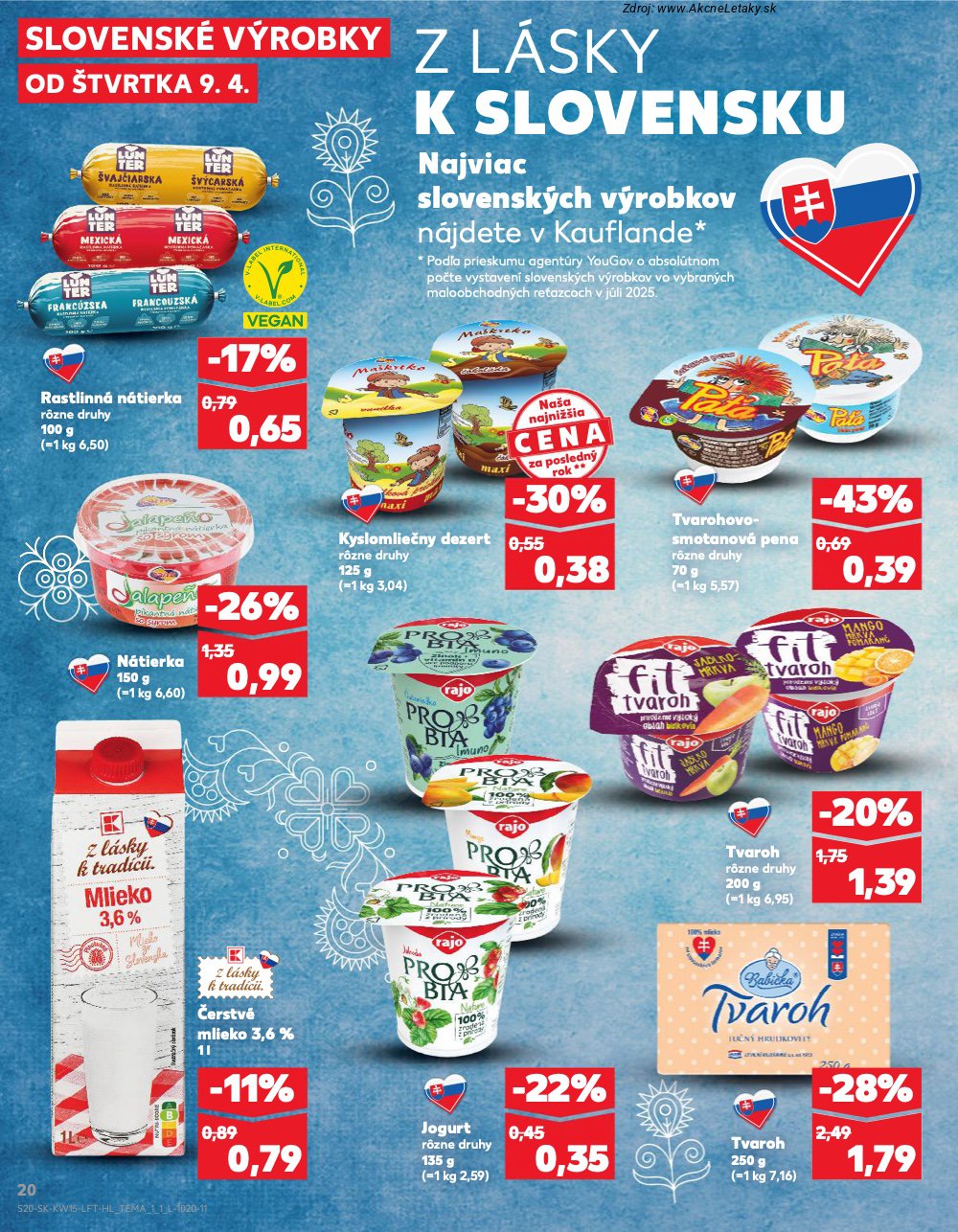 Leták Kaufland (9. 4. - 15. 4. 2026) - strana 20 z 74