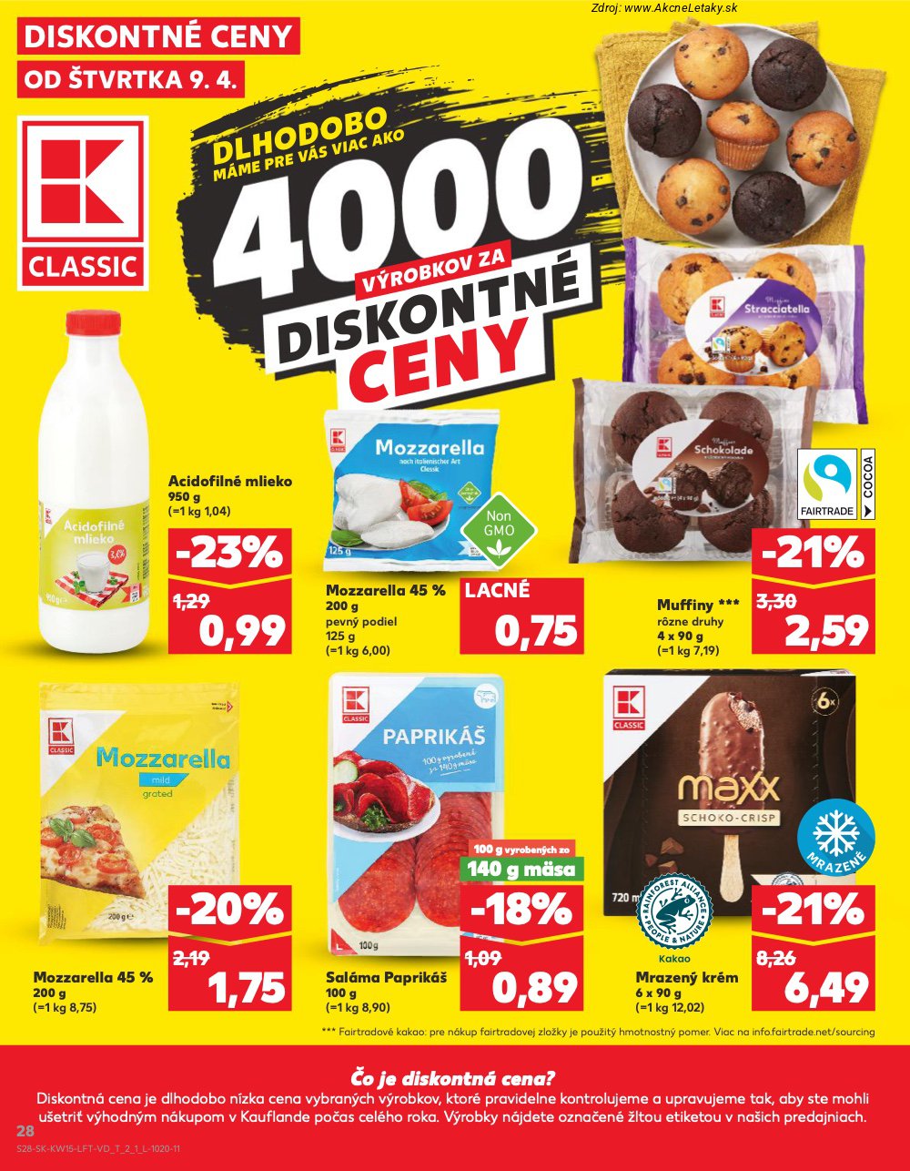 Leták Kaufland (9. 4. - 15. 4. 2026) - strana 28 z 74