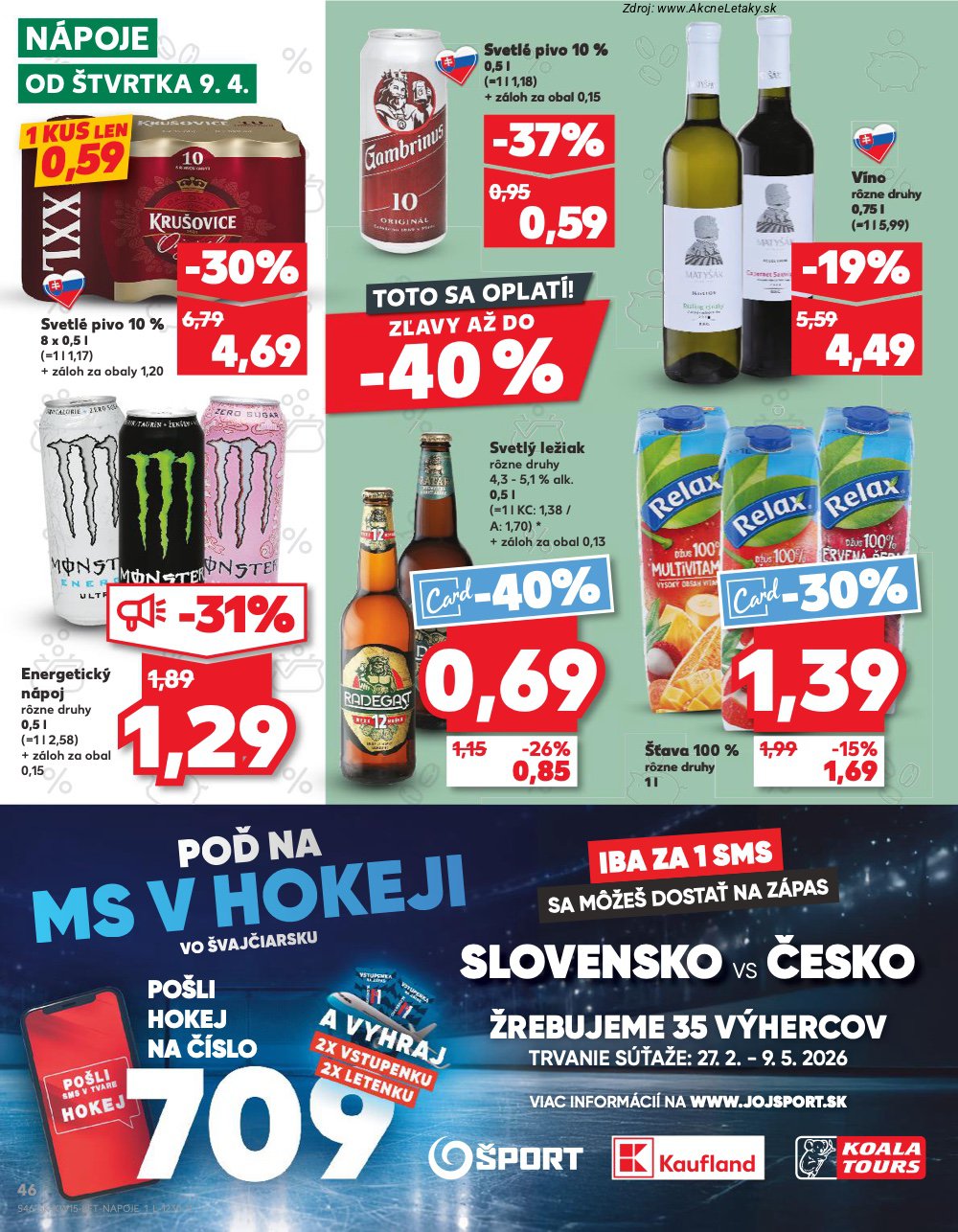 Leták Kaufland (9. 4. - 15. 4. 2026) - strana 46 z 74
