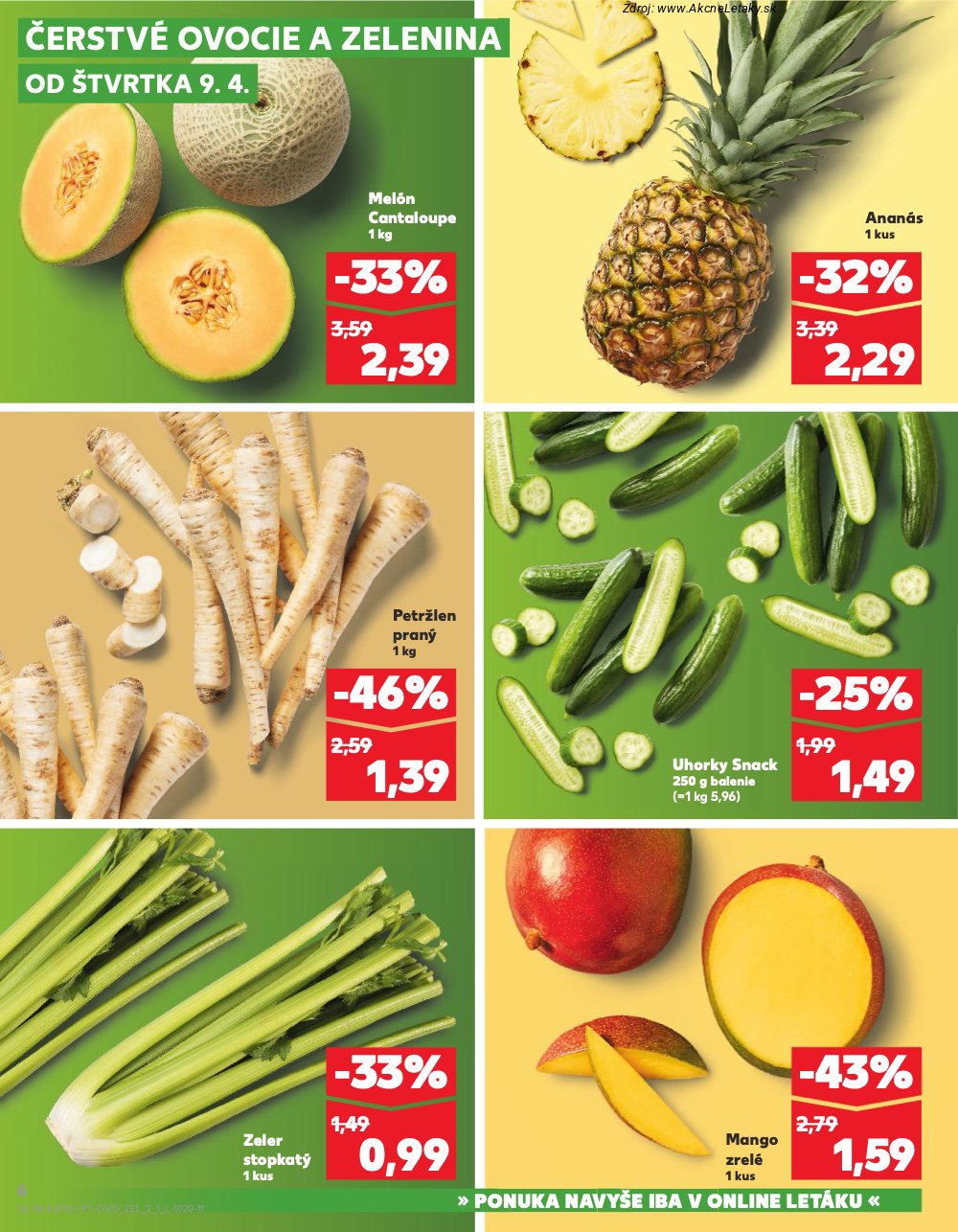 Leták Kaufland (9. 4. - 15. 4. 2026) - strana 6 z 74