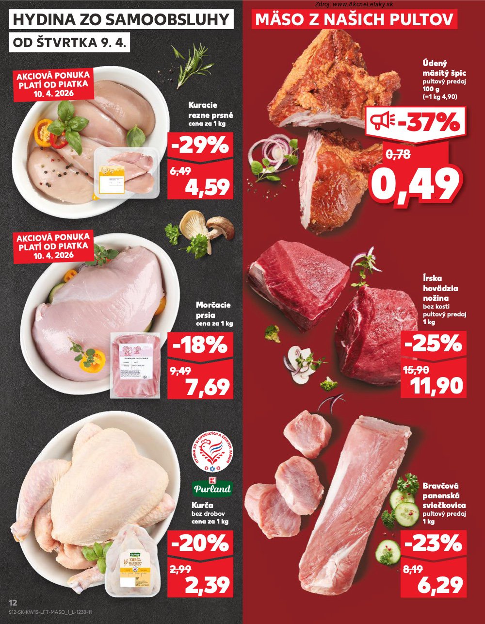 Leták Kaufland (9. 4. - 15. 4. 2026) - strana 12 z 74