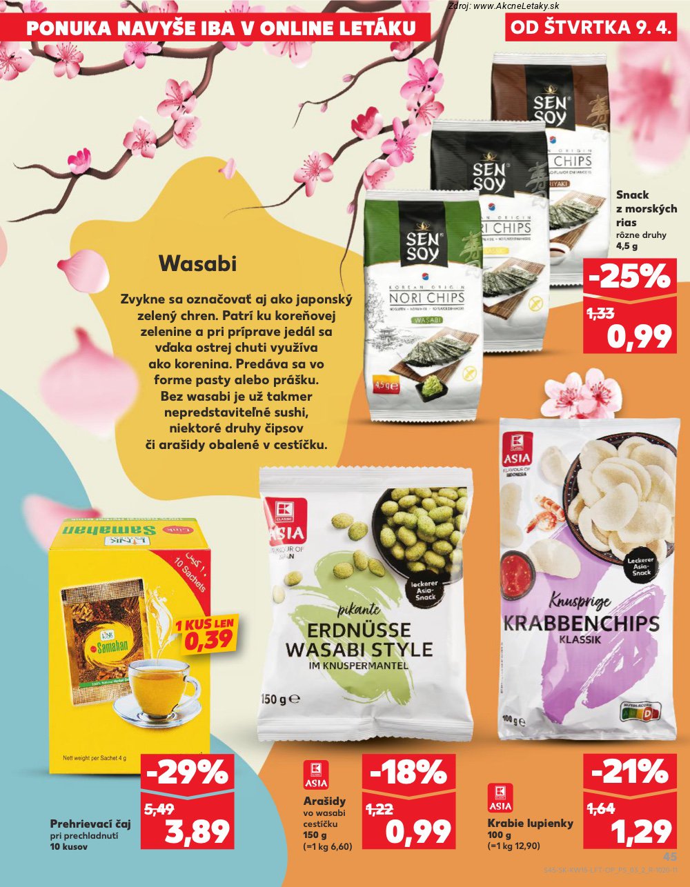 Leták Kaufland (9. 4. - 15. 4. 2026) - strana 45 z 74