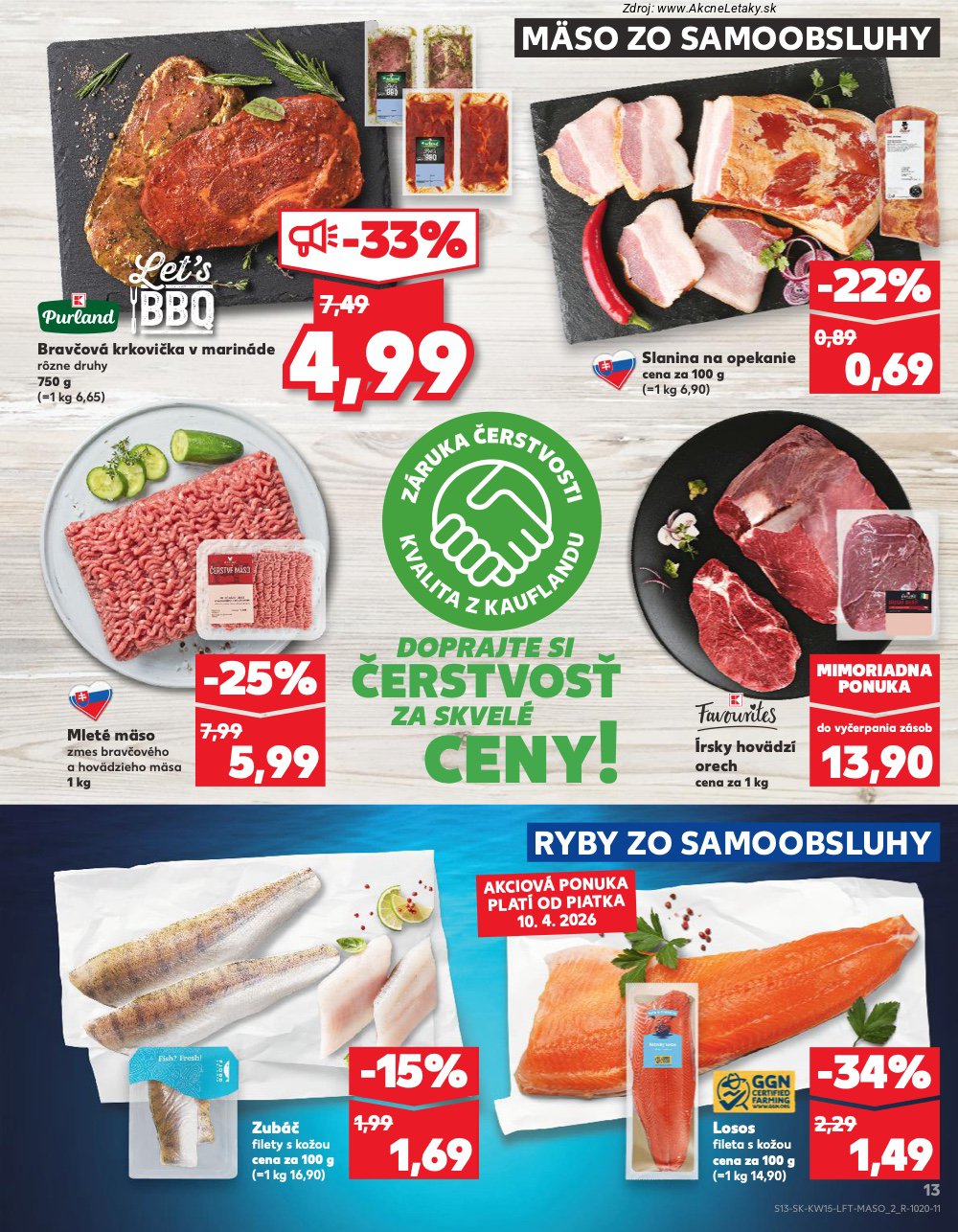 Leták Kaufland (9. 4. - 15. 4. 2026) - strana 13 z 74