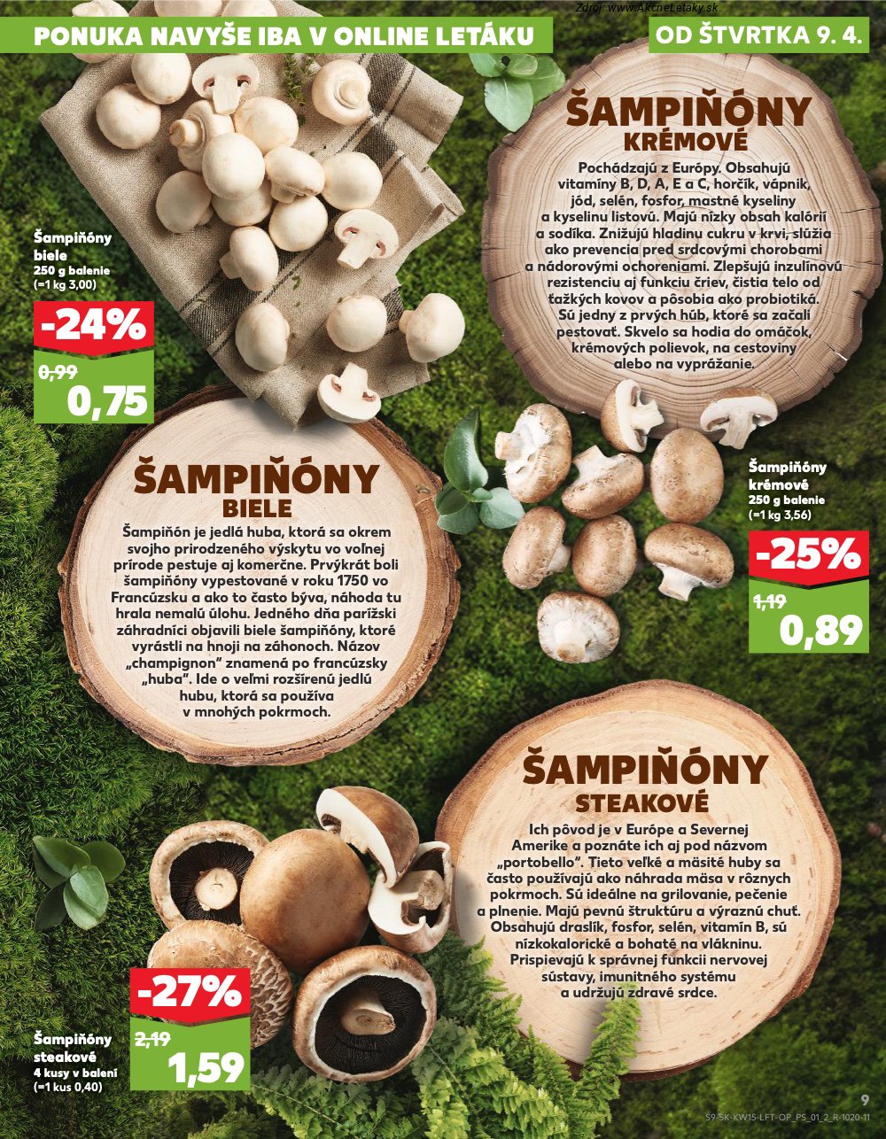 Leták Kaufland (9. 4. - 15. 4. 2026) - strana 9 z 74