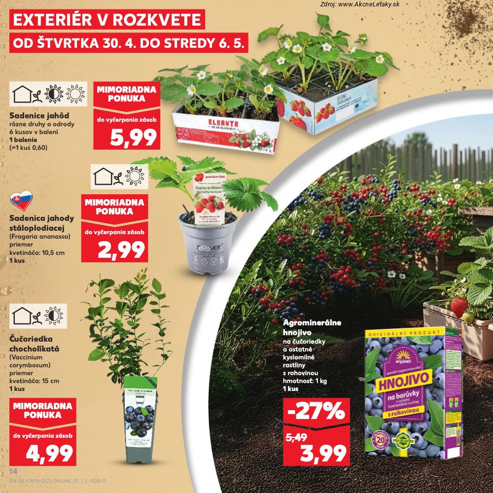 Leták Kaufland (9. 4. - 6. 5. 2026) - strana 14 z 16