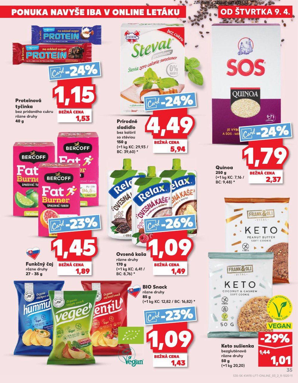 Leták Kaufland (9. 4. - 15. 4. 2026) - strana 35 z 74