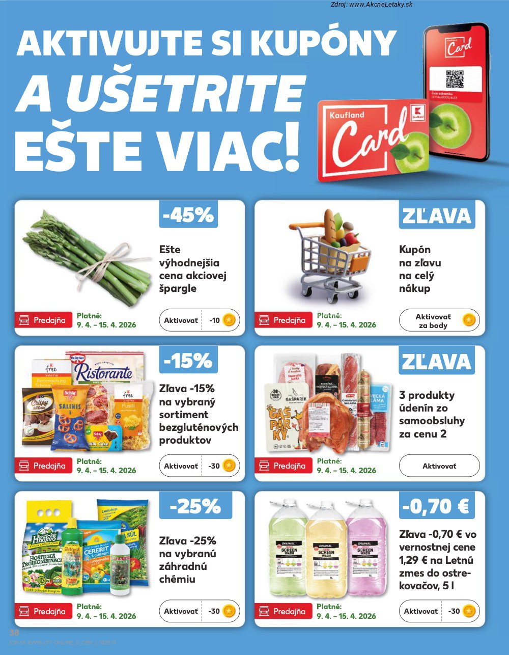 Leták Kaufland (9. 4. - 15. 4. 2026) - strana 38 z 74