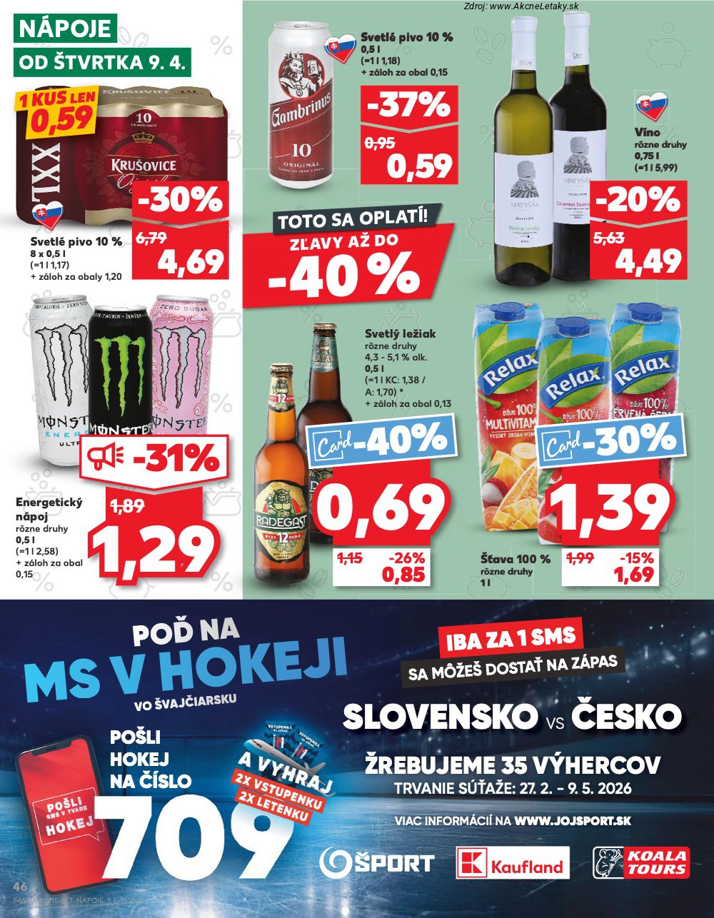 Leták Kaufland (9. 4. - 15. 4. 2026) - strana 46 z 74