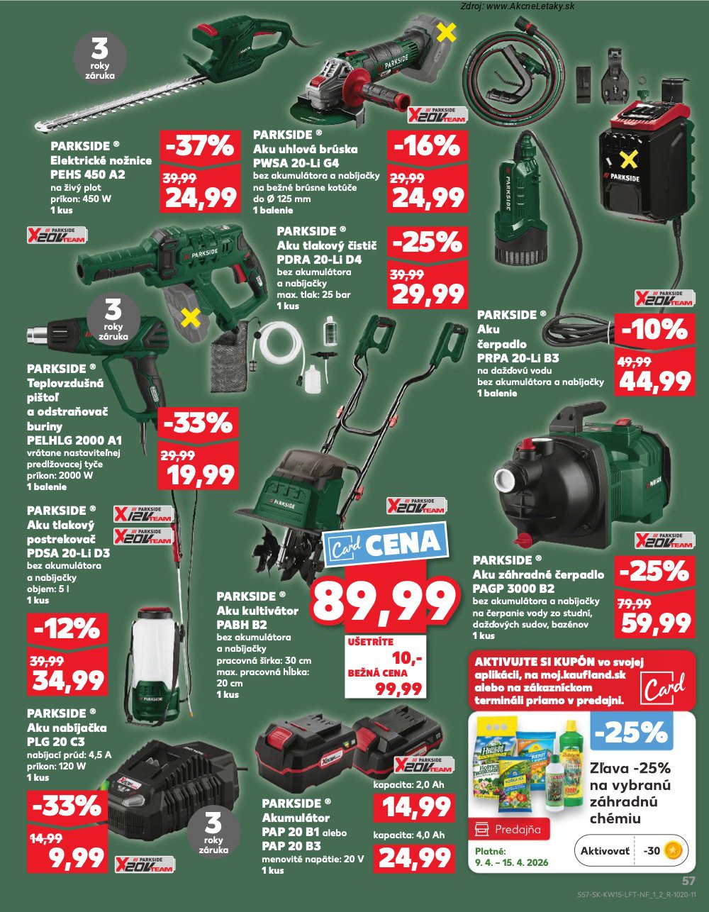 Leták Kaufland (9. 4. - 15. 4. 2026) - strana 57 z 74