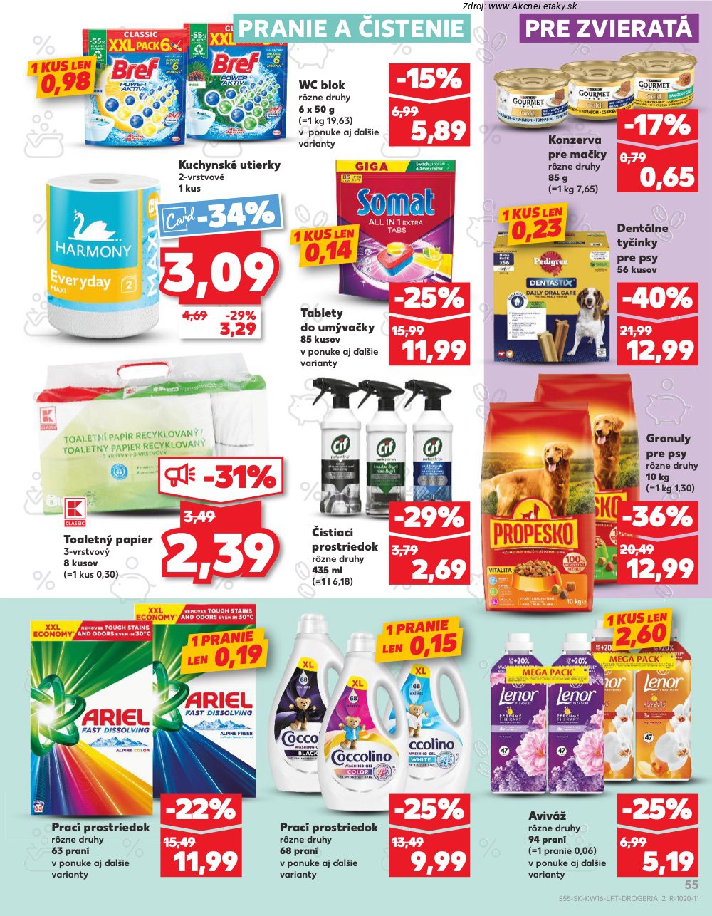 Leták Kaufland (16. 4. - 22. 4. 2026) - strana 55 z 76