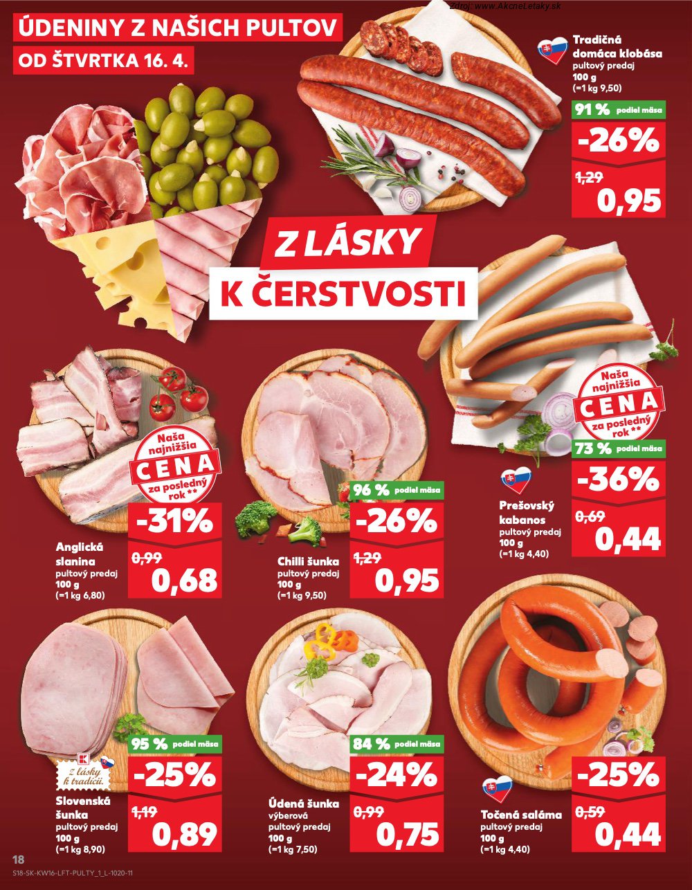 Leták Kaufland (16. 4. - 22. 4. 2026) - strana 18 z 76