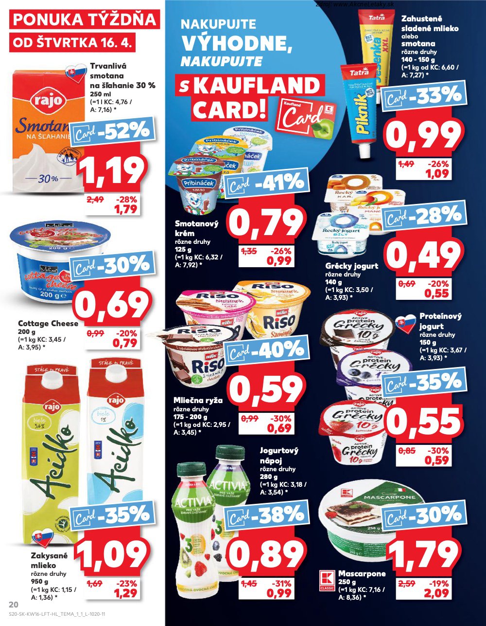 Leták Kaufland (16. 4. - 22. 4. 2026) - strana 20 z 76