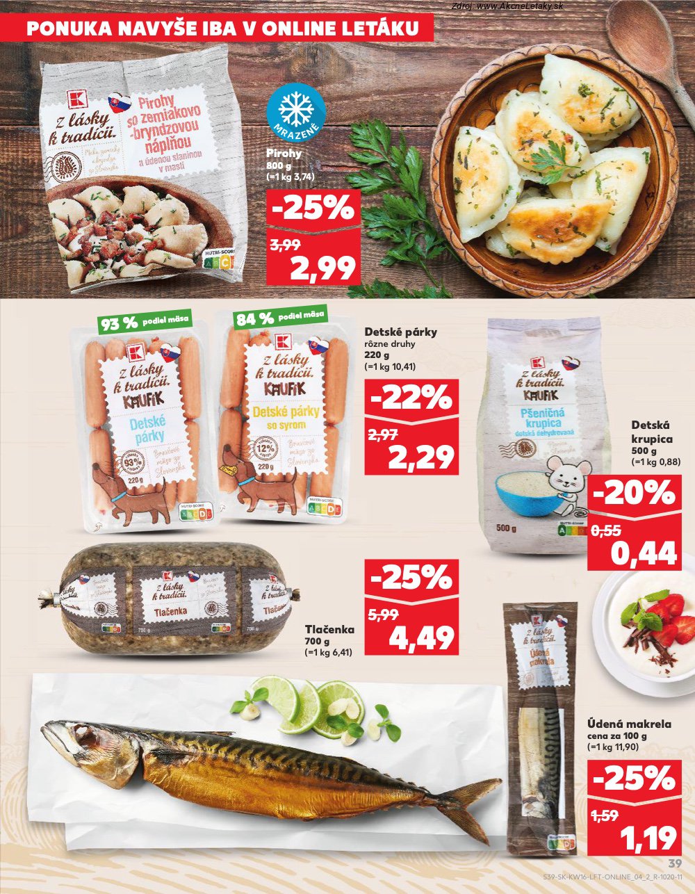 Leták Kaufland (16. 4. - 22. 4. 2026) - strana 39 z 76