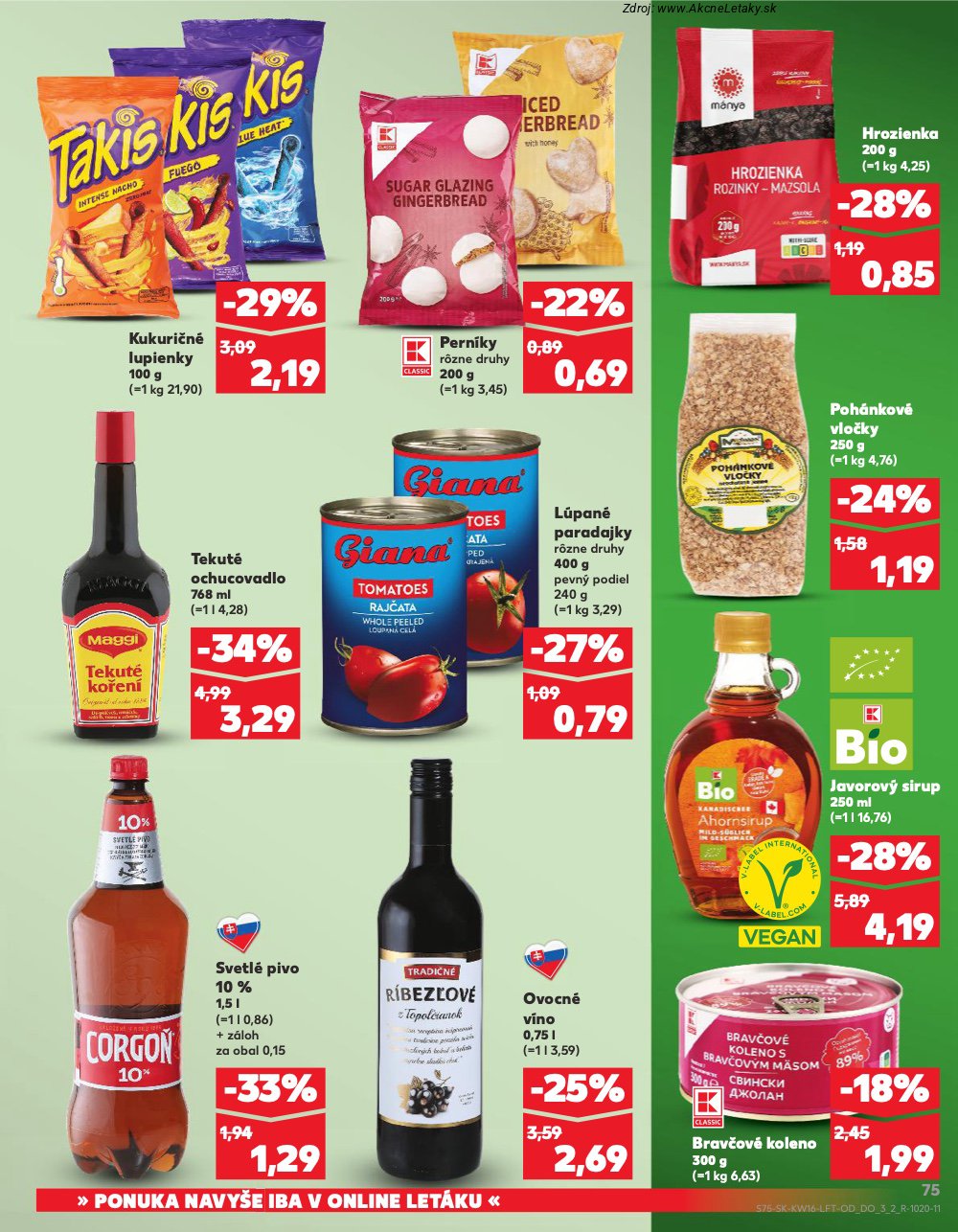 Leták Kaufland (16. 4. - 22. 4. 2026) - strana 75 z 76