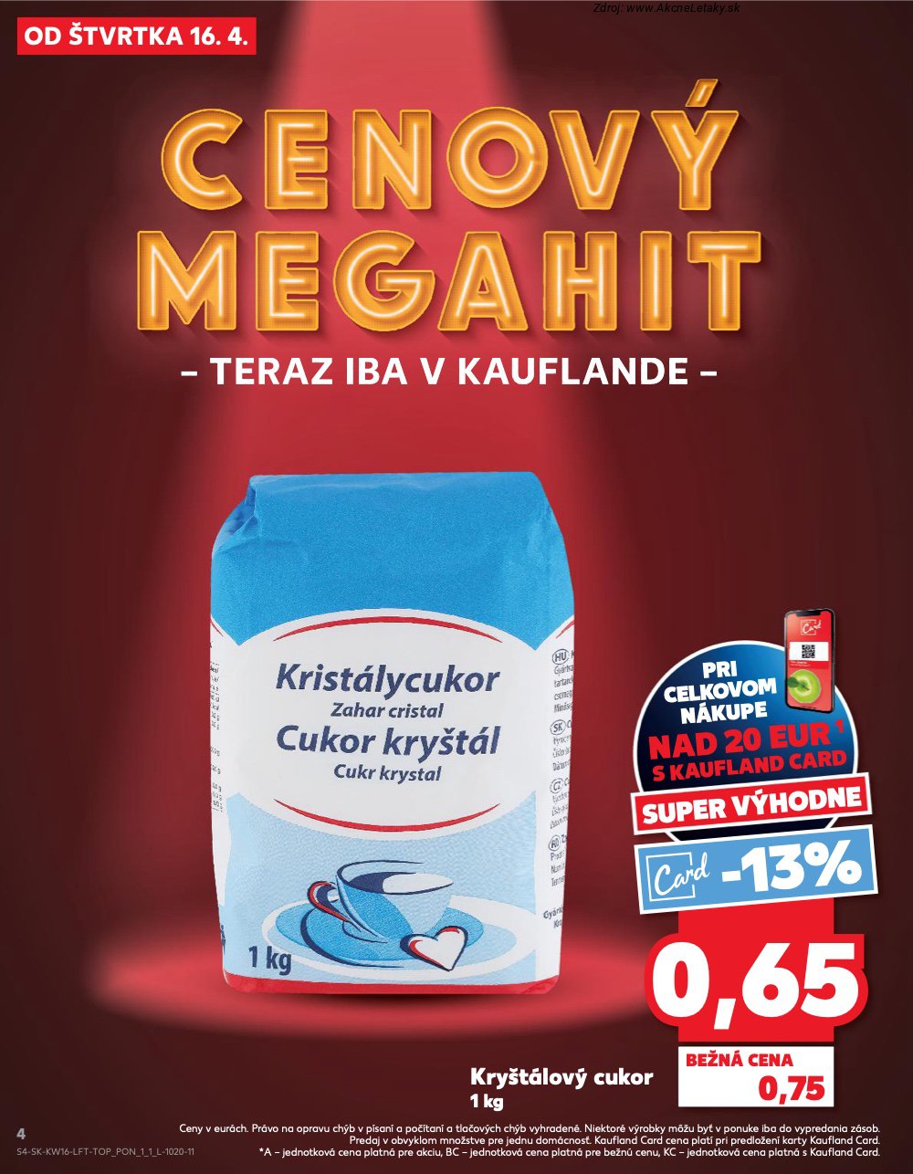 Leták Kaufland (16. 4. - 22. 4. 2026) - strana 4 z 76