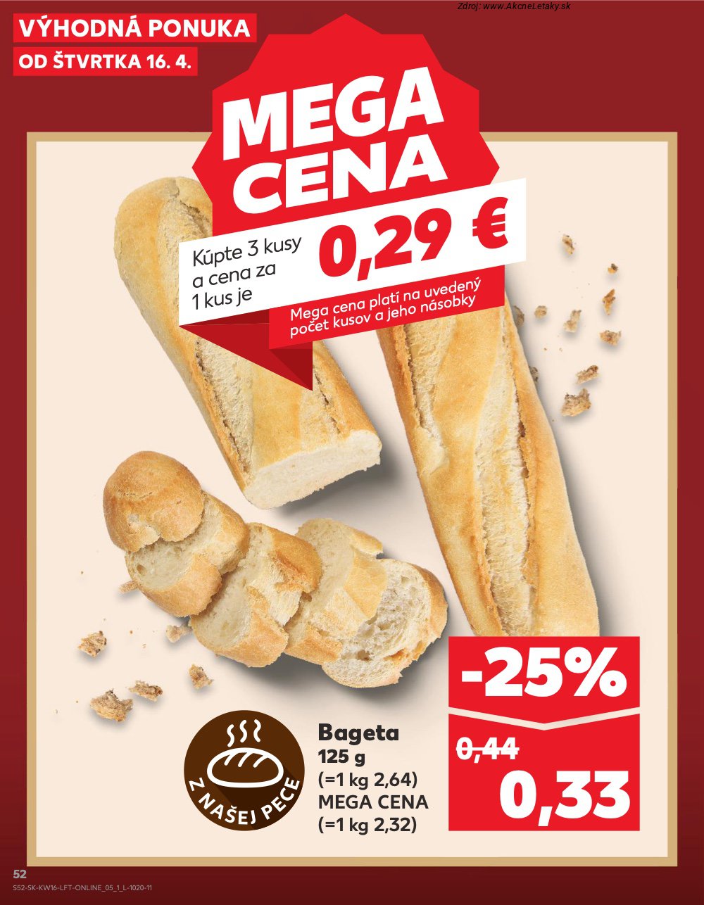Leták Kaufland (16. 4. - 22. 4. 2026) - strana 52 z 76