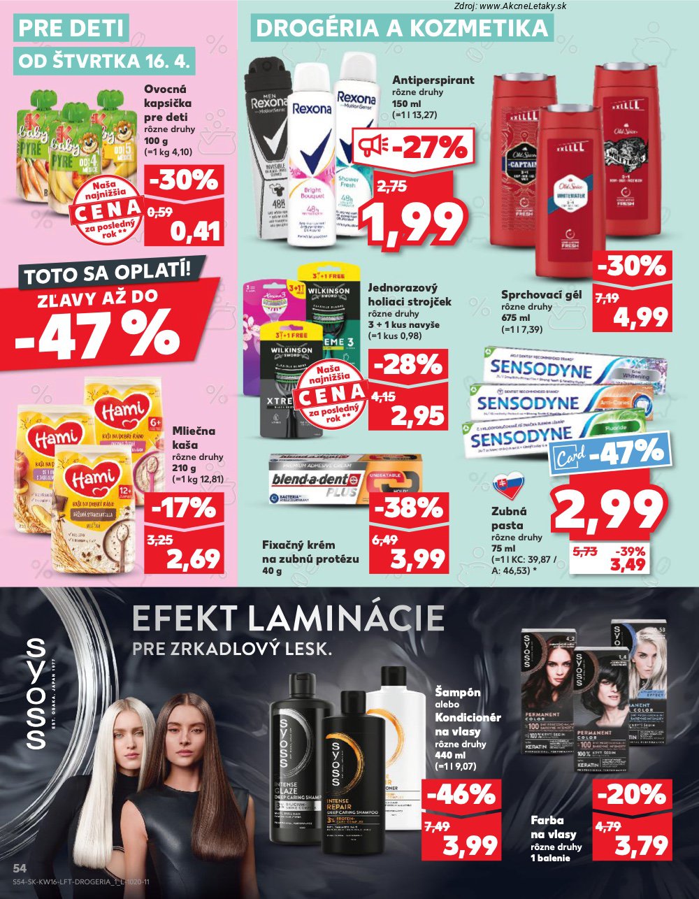 Leták Kaufland (16. 4. - 22. 4. 2026) - strana 54 z 76