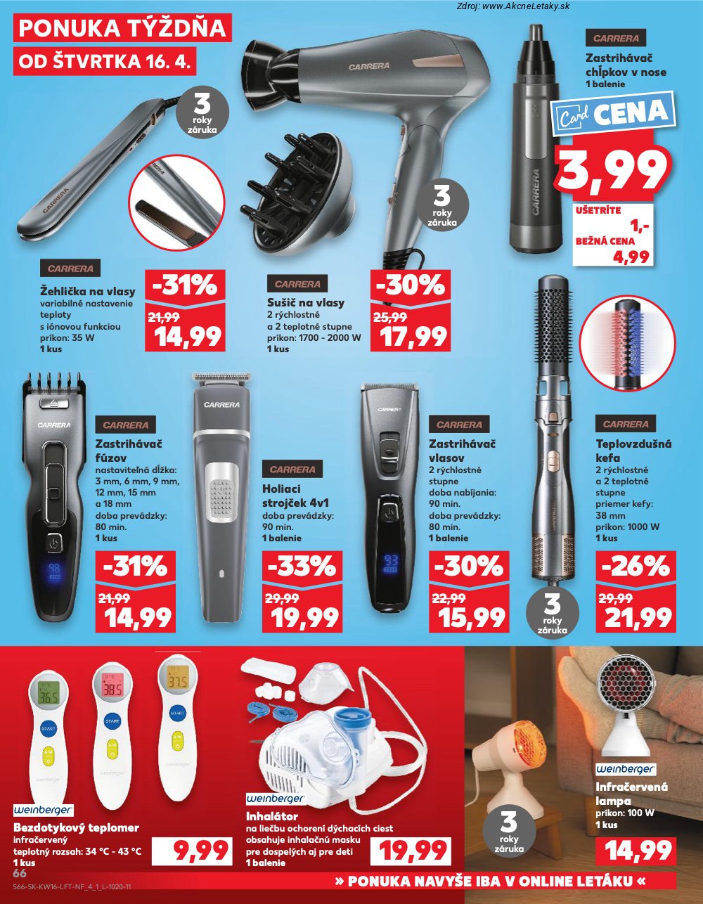 Leták Kaufland (16. 4. - 22. 4. 2026) - strana 66 z 76