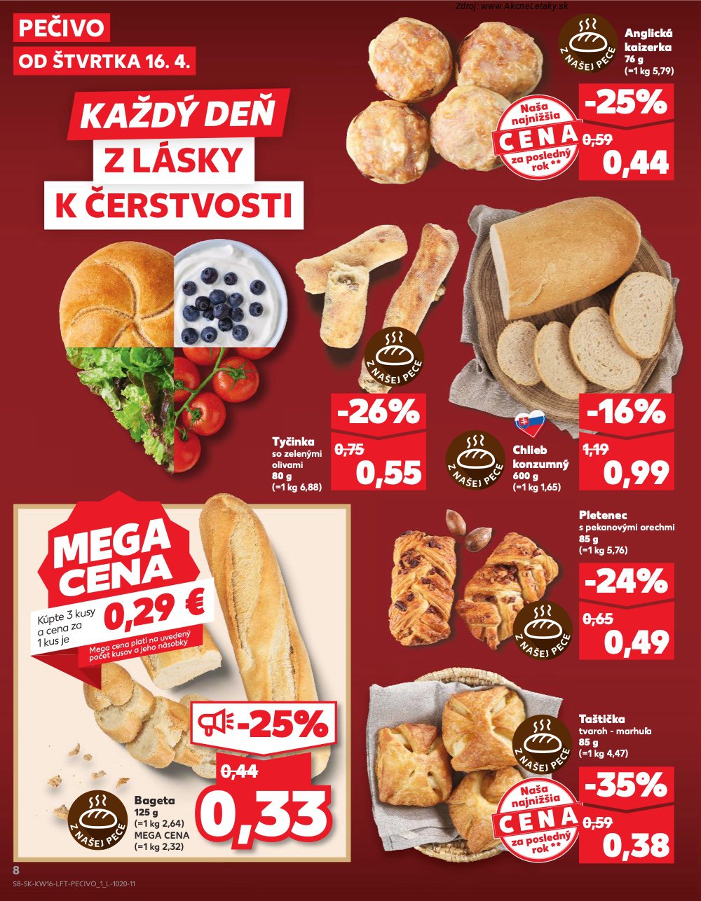 Leták Kaufland (16. 4. - 22. 4. 2026) - strana 8 z 76