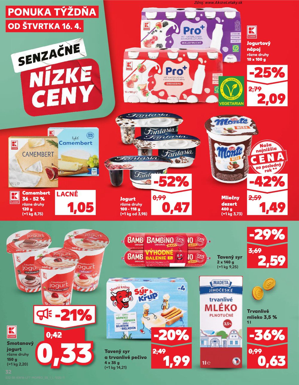 Leták Kaufland (16. 4. - 22. 4. 2026) - strana 32 z 76