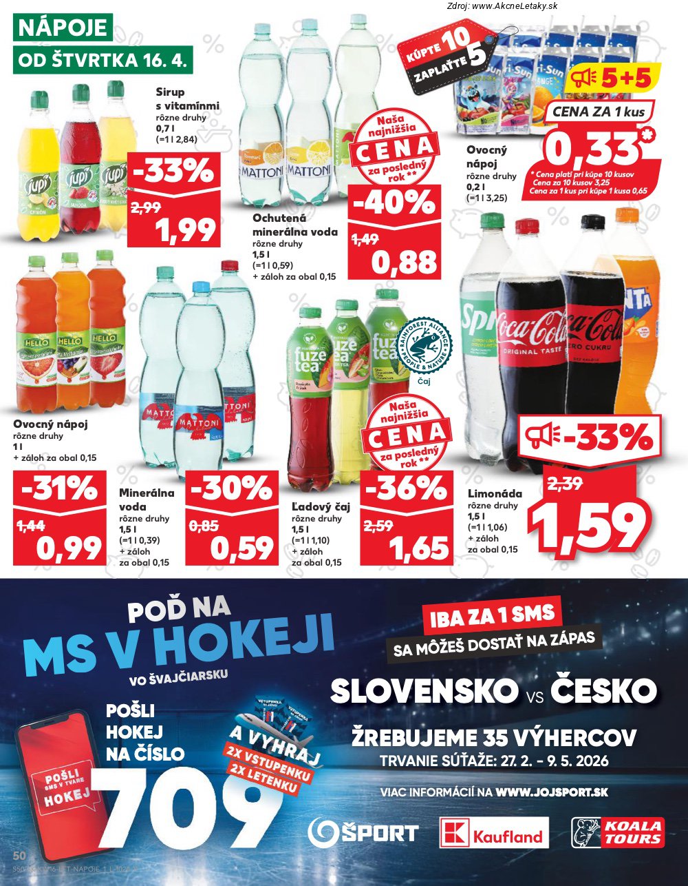 Leták Kaufland (16. 4. - 22. 4. 2026) - strana 50 z 76