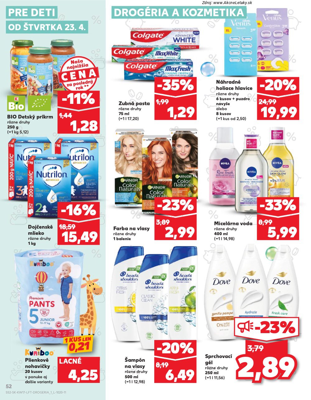Leták Kaufland (23. 4. - 29. 4. 2026) - strana 52 z 76