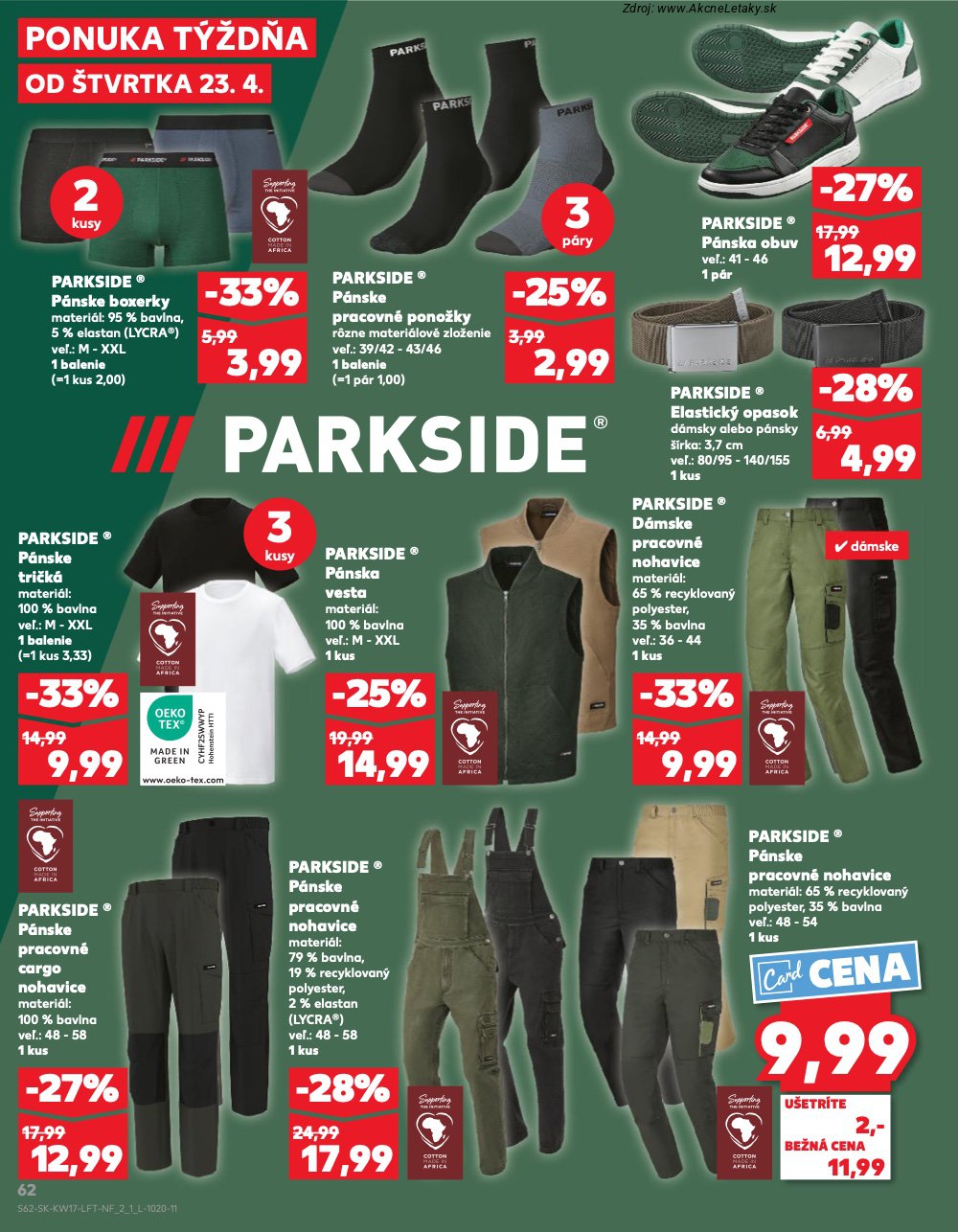 Leták Kaufland (23. 4. - 29. 4. 2026) - strana 62 z 76