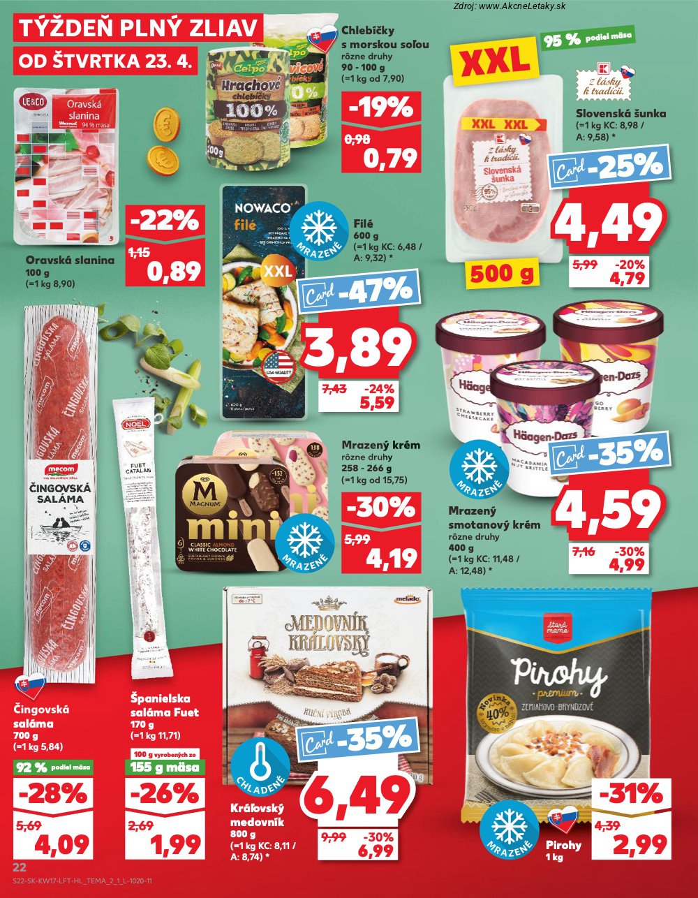 Leták Kaufland (23. 4. - 29. 4. 2026) - strana 22 z 76