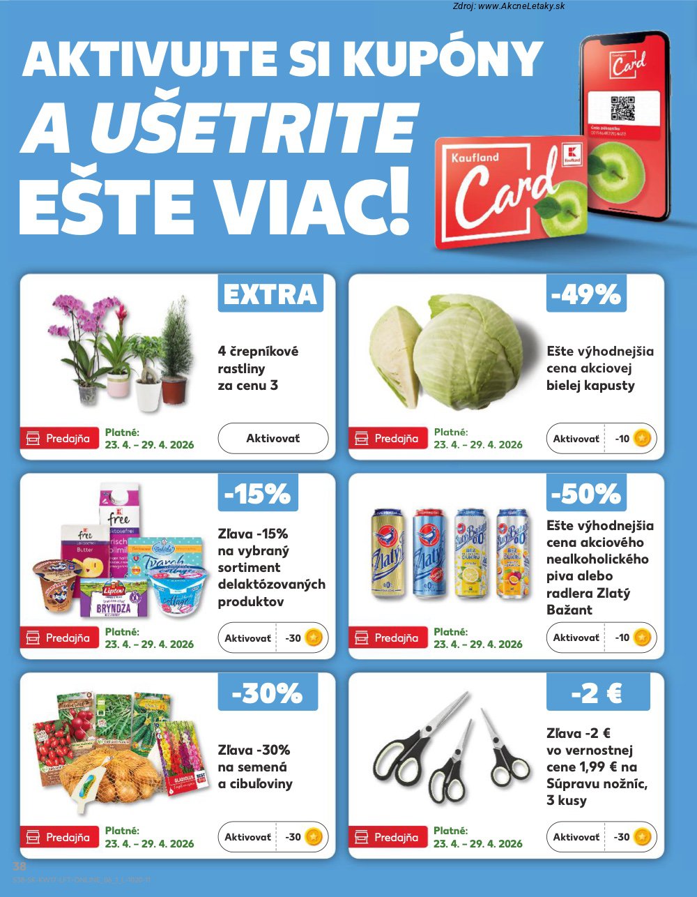 Leták Kaufland (23. 4. - 29. 4. 2026) - strana 38 z 76