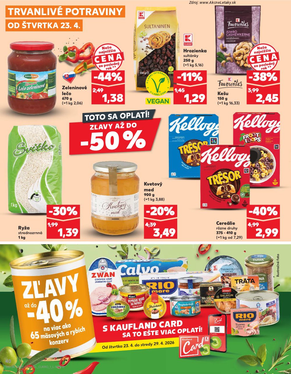 Leták Kaufland (23. 4. - 29. 4. 2026) - strana 40 z 76