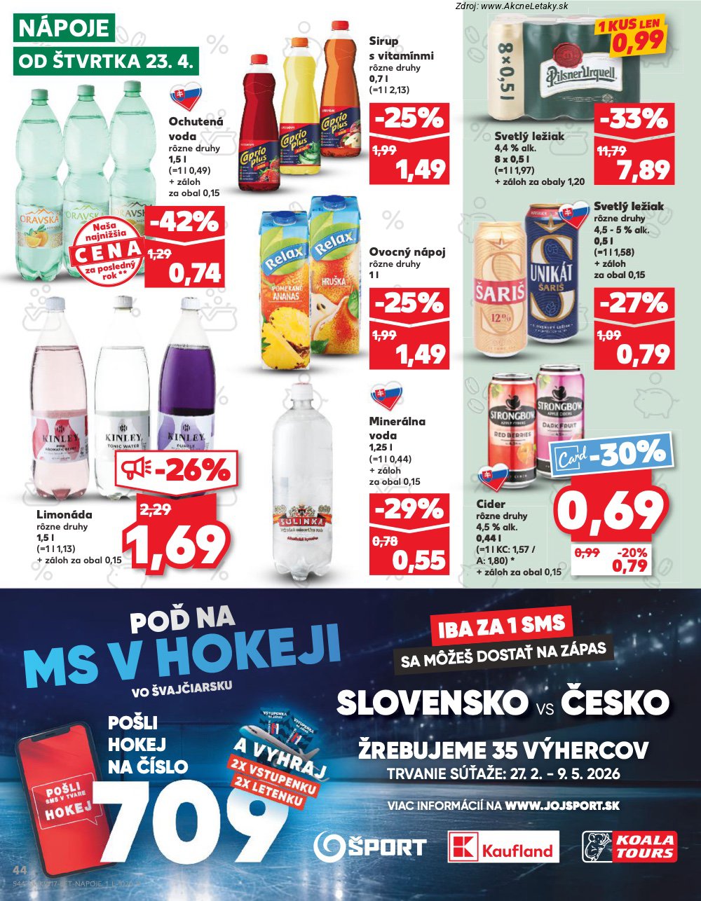 Leták Kaufland (23. 4. - 29. 4. 2026) - strana 44 z 76