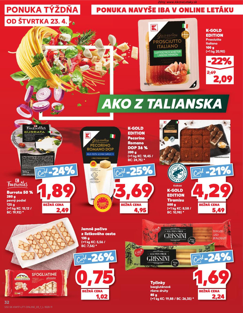 Leták Kaufland (23. 4. - 29. 4. 2026) - strana 32 z 76