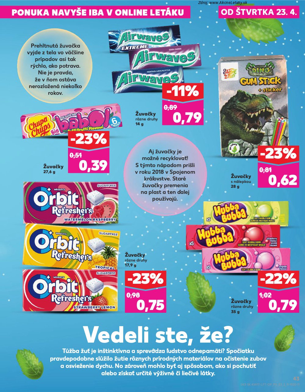 Leták Kaufland (23. 4. - 29. 4. 2026) - strana 43 z 76