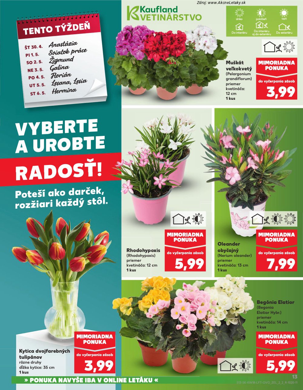 Leták Kaufland (30. 4. - 6. 5. 2026) - strana 13 z 72