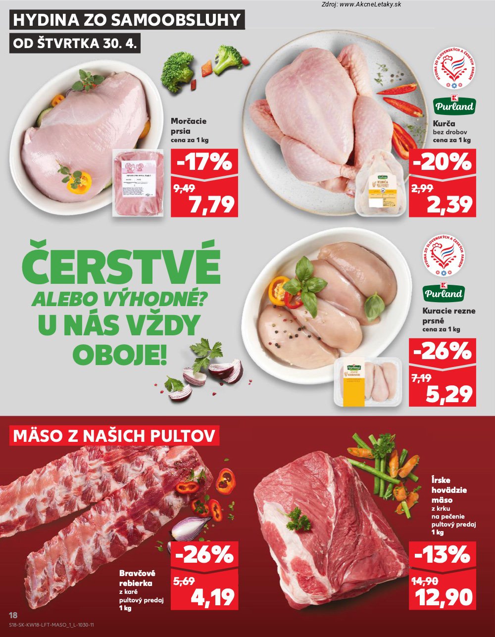 Leták Kaufland (30. 4. - 6. 5. 2026) - strana 18 z 72
