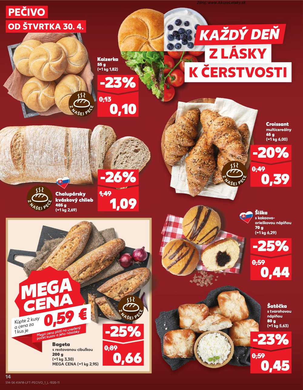 Leták Kaufland (30. 4. - 6. 5. 2026) - strana 14 z 72