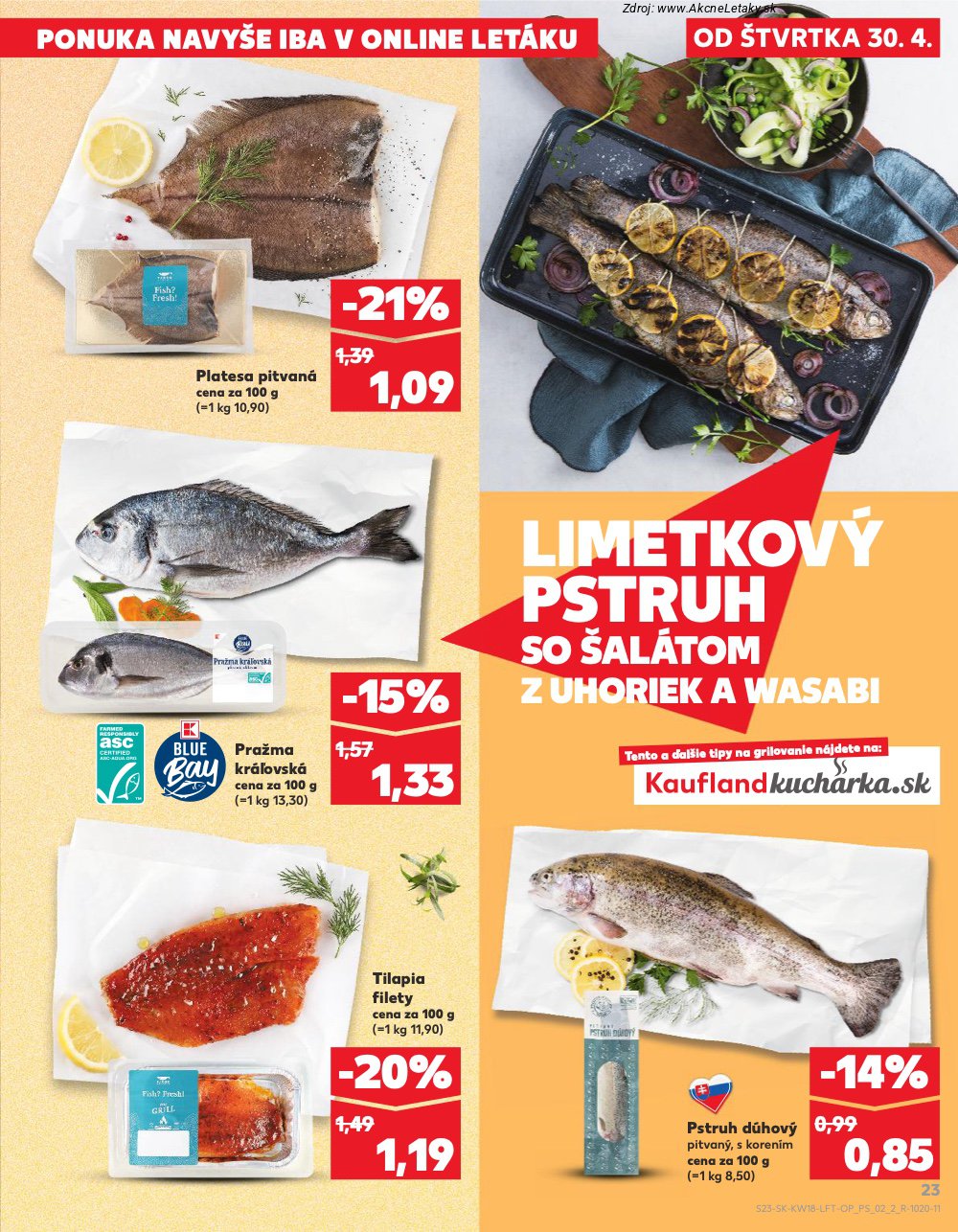 Leták Kaufland (30. 4. - 6. 5. 2026) - strana 23 z 72