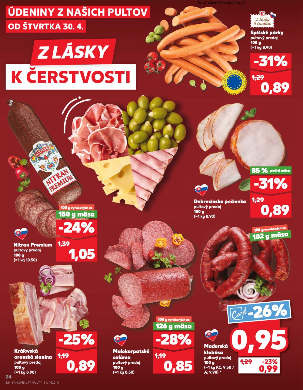 Leták Kaufland (30. 4. - 6. 5. 2026) - strana 24 z 72