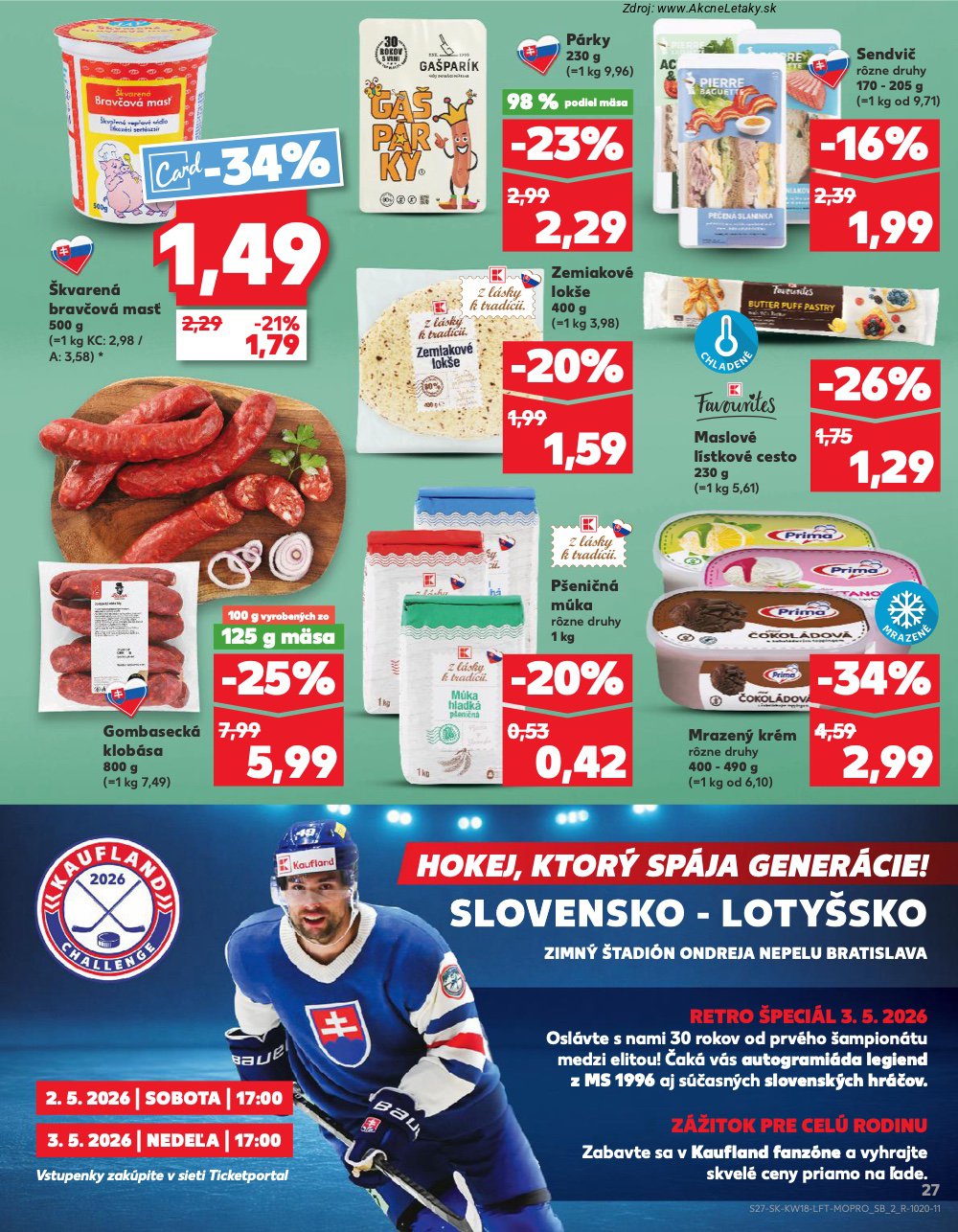 Leták Kaufland (30. 4. - 6. 5. 2026) - strana 27 z 72