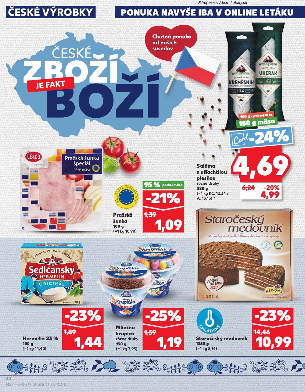 Leták Kaufland (30. 4. - 6. 5. 2026) - strana 32 z 72