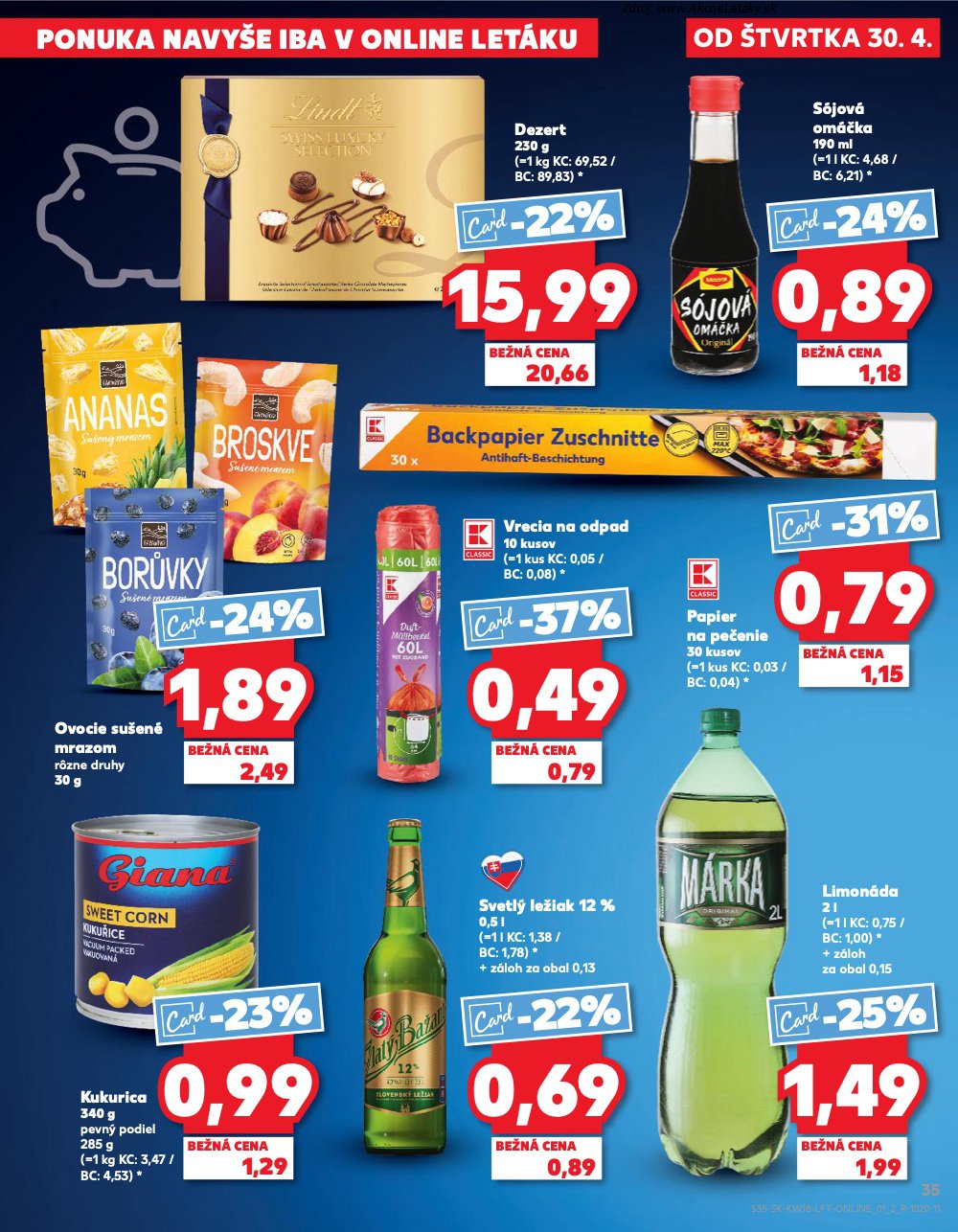 Leták Kaufland (30. 4. - 6. 5. 2026) - strana 35 z 72