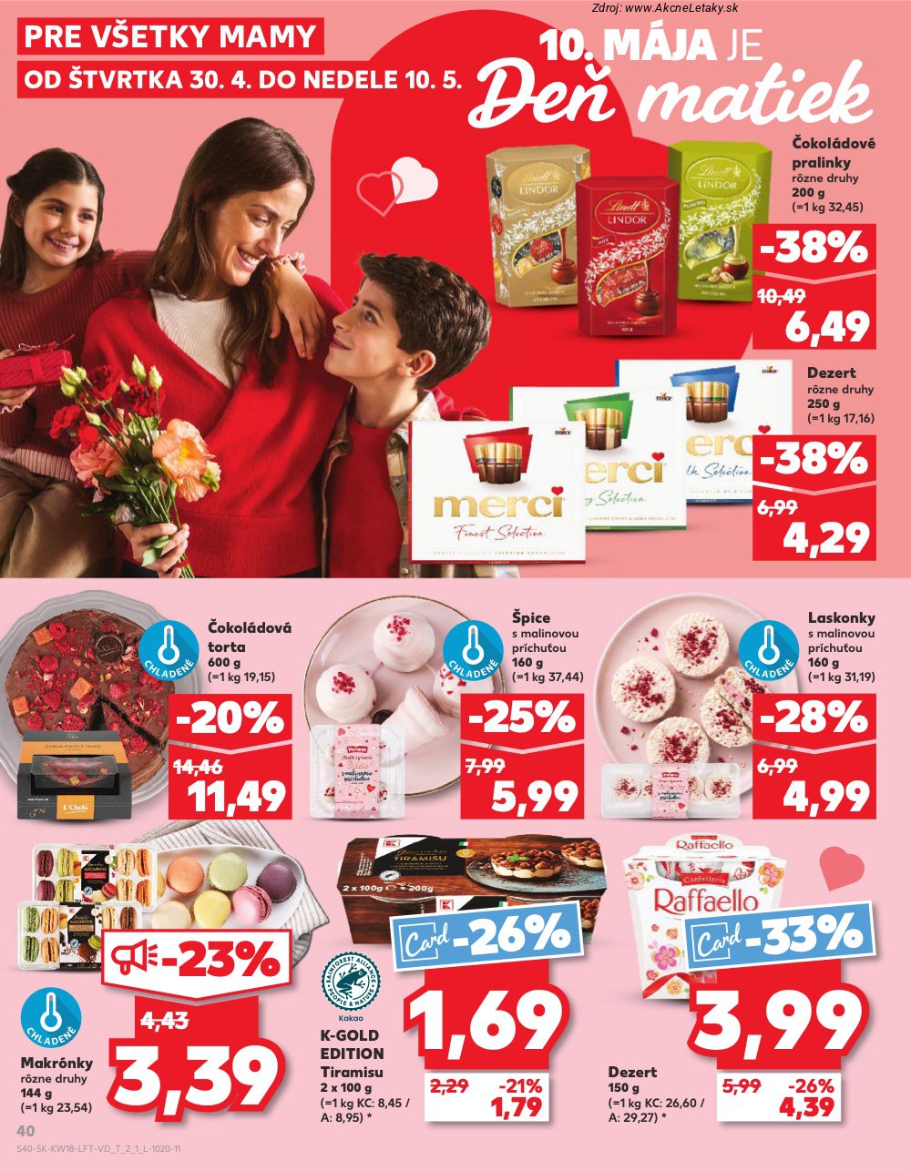 Leták Kaufland (30. 4. - 6. 5. 2026) - strana 40 z 72
