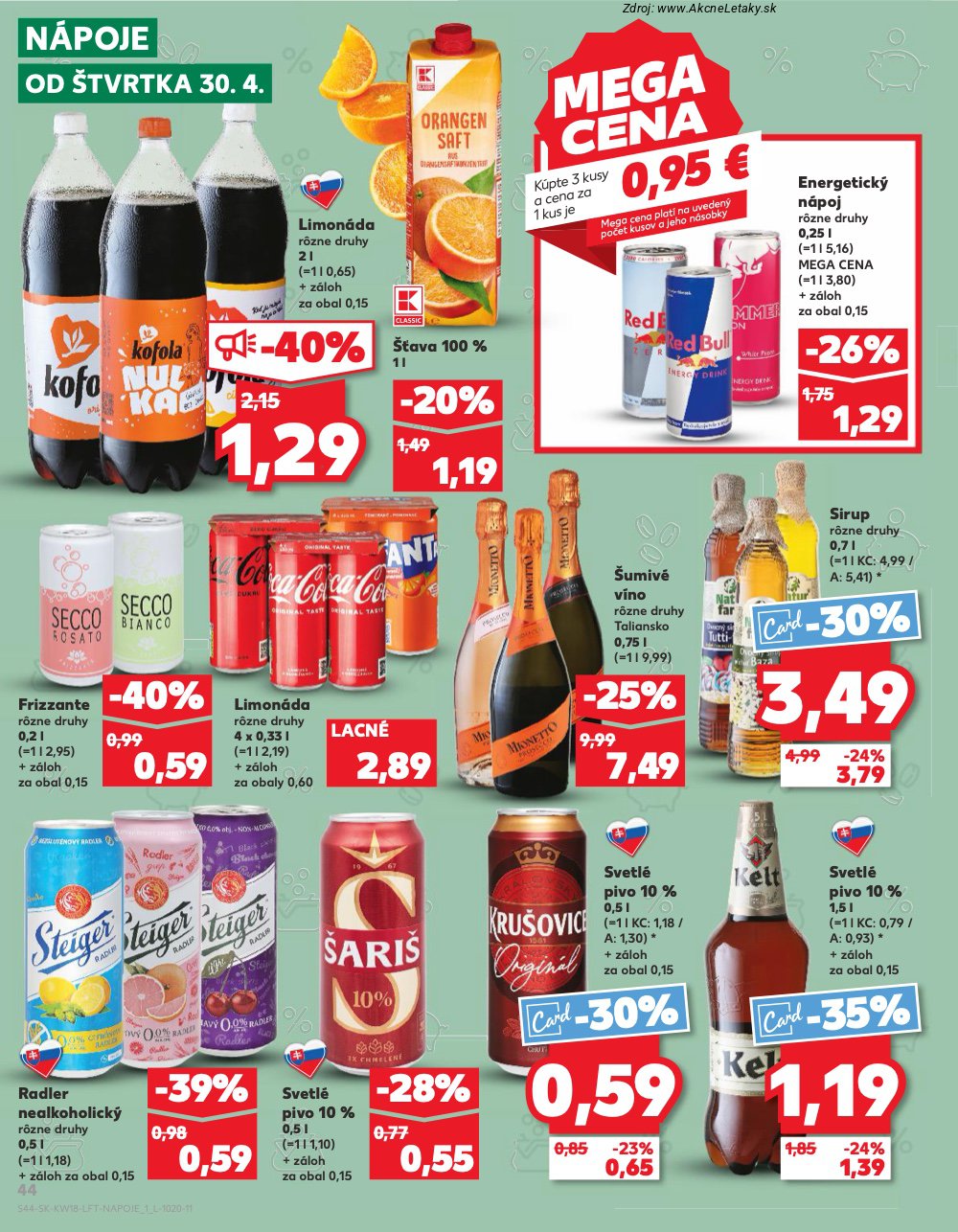 Leták Kaufland (30. 4. - 6. 5. 2026) - strana 44 z 72